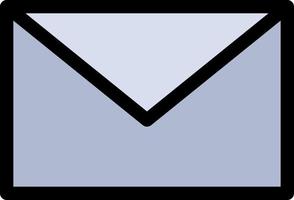 Email Mail Message  Flat Color Icon Vector icon banner Template