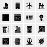 16 Universal Business Icons Vector Creative Icon Illustration to use in web and Mobile Related project