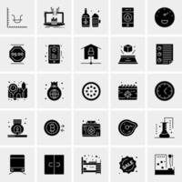 25 Universal Business Icons Vector Creative Icon Illustration to use in web and Mobile Related project