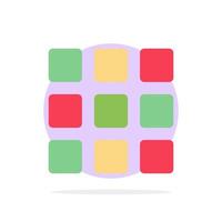 web cuadrícula forma cuadrados círculo abstracto fondo color plano icono vector