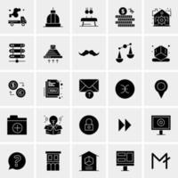 25 Universal Business Icons Vector Creative Icon Illustration to use in web and Mobile Related project