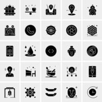 25 iconos de negocios universales vector ilustración de icono creativo para usar en proyectos relacionados con la web y dispositivos móviles