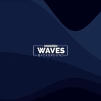 Abstract Waves background. Dynamic shapes composition vector