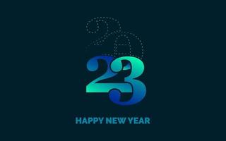 2035 Happy New Year symbols. New 2023 Year typography design. 2023 numbers logotype illustration vector