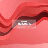 water Wave vector abstract background flat design style