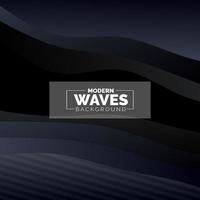 Abstract Waves background. Dynamic shapes composition vector