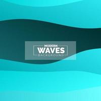 wave vector abstract background flat design stock illustration