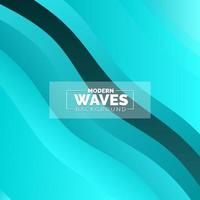 wave vector abstract background flat design stock illustration