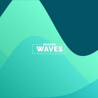 wave vector abstract background flat design stock illustration