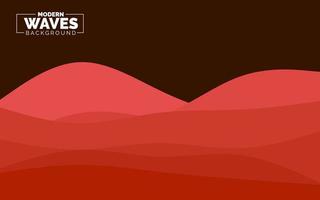 Abstract Waves background. Dynamic shapes composition vector