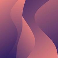 Abstract Red Waves background. Dynamic shapes composition vector