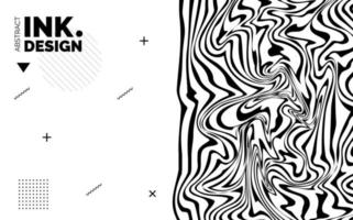 Trendy abstract wavy backgrounds. Seamless striped patterns vector