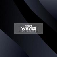 wave vector abstract background flat design stock illustration