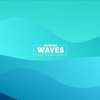 Abstract Waves background. Dynamic shapes composition vector