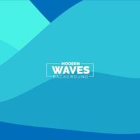 Abstract Waves background. Dynamic shapes composition vector