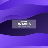 Abstract Waves background. Dynamic shapes composition vector