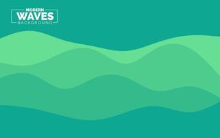 water Wave vector abstract background flat design style