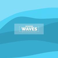 water Wave vector abstract background flat design style