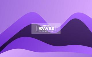 wave vector abstract background flat design stock illustration