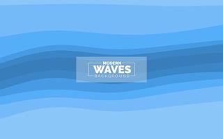 water Wave vector abstract background flat design style