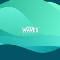 water Wave vector abstract background flat design style