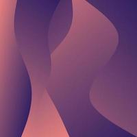 Abstract Red Waves background. Dynamic shapes composition vector