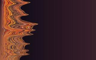 Modern colorful flow poster. Wave Liquid shape in black color background. Art design for your design project vector