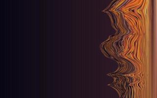 Modern colorful flow poster. Wave Liquid shape in black color background. Art design for your design project vector