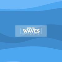 water Wave vector abstract background flat design style