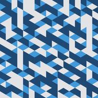 Blue Geometric Seamless pattern Abstract background vector