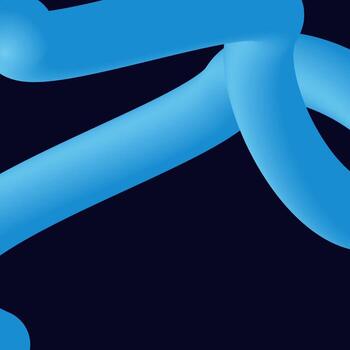 3d abstract colorful twisted liquid shapes. Creative design elements vector