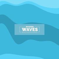 wave vector abstract background flat design stock illustration