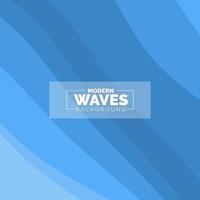 water Wave vector abstract background flat design style