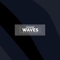 Abstract Waves background. Dynamic shapes composition vector