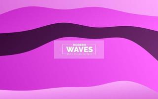 Abstract Waves background. Dynamic shapes composition vector