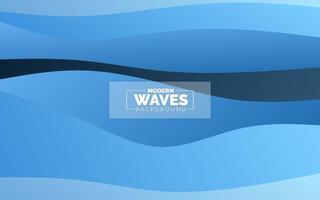 Abstract Waves background. Dynamic shapes composition vector