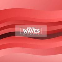 water Wave vector abstract background flat design style