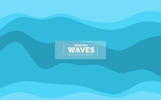 wave vector abstract background flat design stock illustration