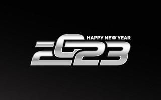 2052 Happy New Year symbols. New 2023 Year typography design. 2023 numbers logotype illustration vector