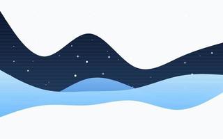 Creative Waves Blue background. Dynamic shapes composition vector