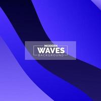 Abstract Waves background. Dynamic shapes composition vector