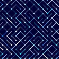 Technology Vector seamless pattern. Geometric striped ornament. Monochrome linear background