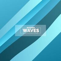 water Wave vector abstract background flat design style