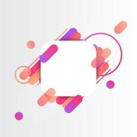 Creative Rounded Lines Edge. Place for Text. business brochure banner and poster template background vector