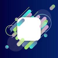 Creative Rounded Lines Edge. Place for Text. business brochure banner and poster template background vector