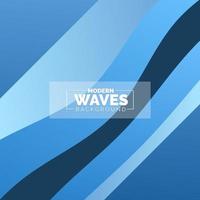 wave vector abstract background flat design stock illustration