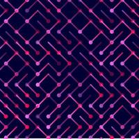 Technology Vector seamless pattern. Geometric striped ornament. Monochrome linear background