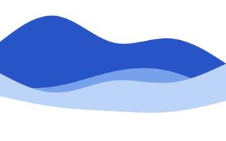 Creative Waves Blue background. Dynamic shapes composition vector