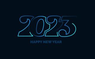 2067 Design Happy New Year. New Year 2023 logo design for brochure design. card. banner. Christmas decor 2023 vector