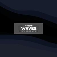 Abstract Waves background. Dynamic shapes composition vector